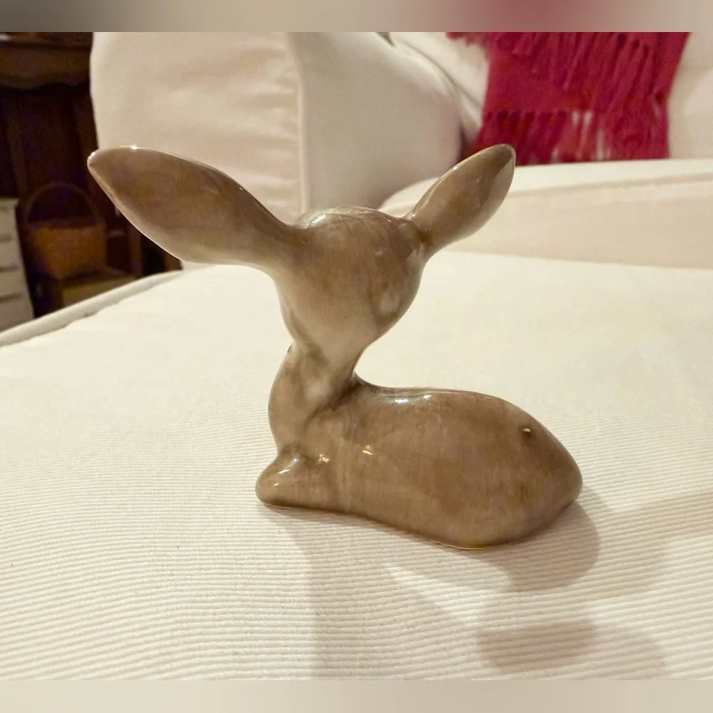Ceramic Deer and Rabbit Figurines - Picture 3 of 7